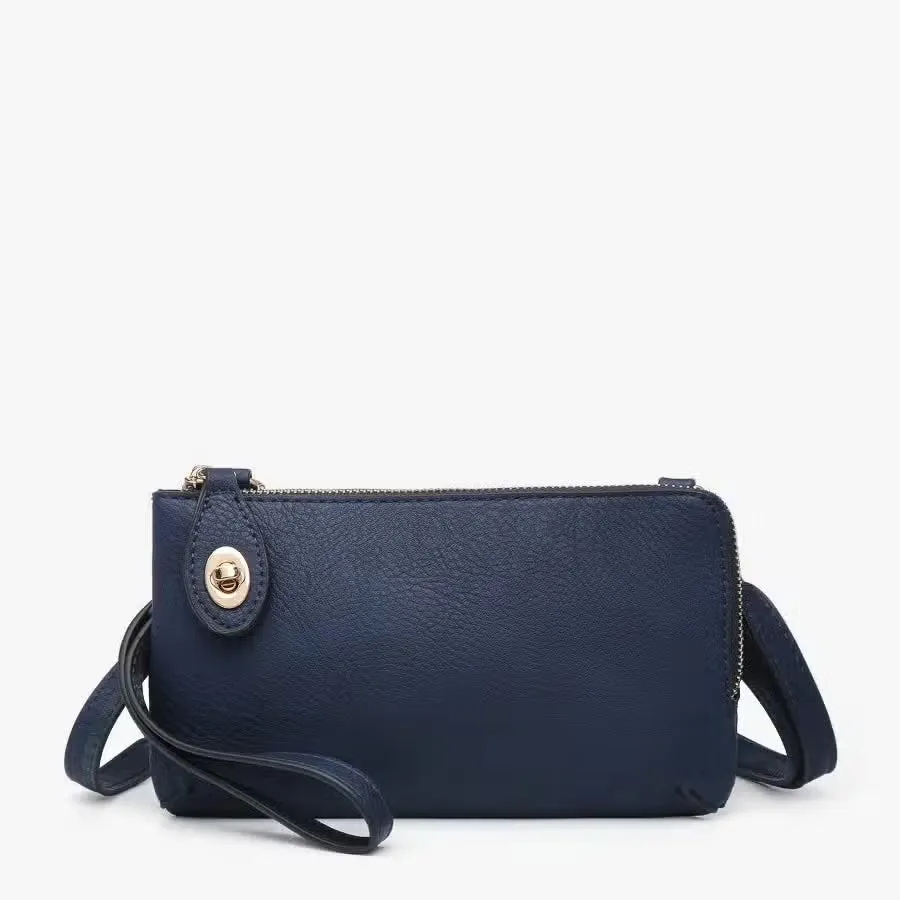 Kendall | Twist Lock Crossbody Wristlet