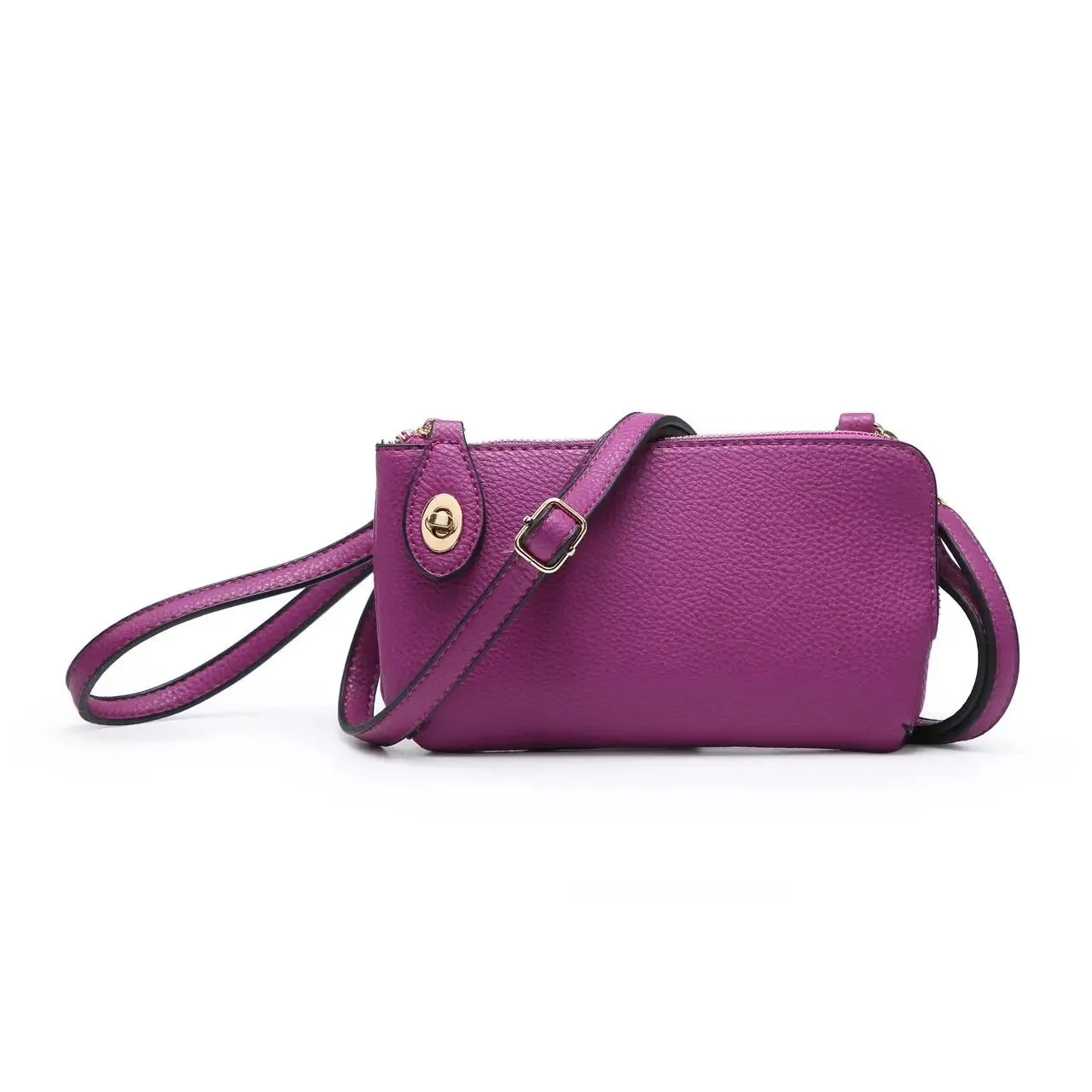 Kendall | Twist Lock Crossbody Wristlet