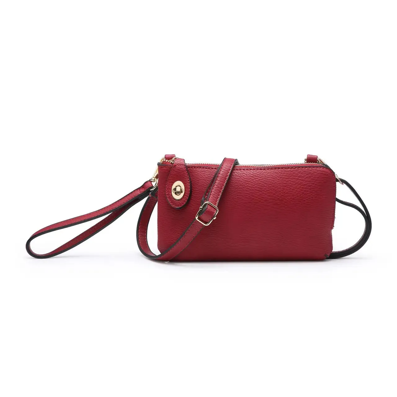 Kendall | Twist Lock Crossbody Wristlet