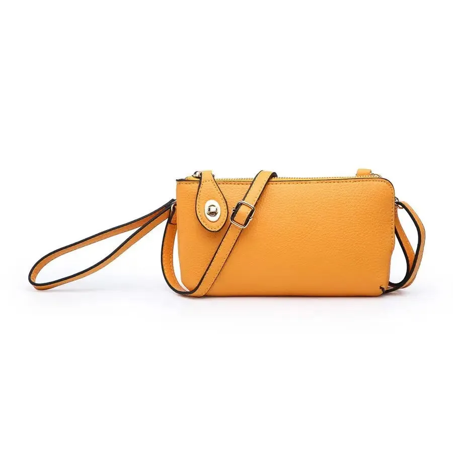 Kendall | Twist Lock Crossbody Wristlet