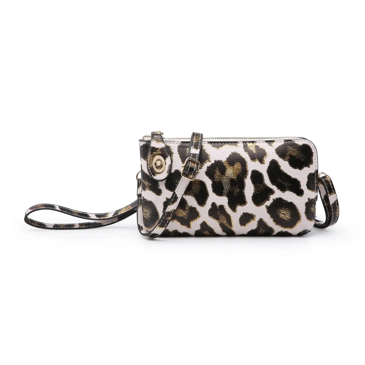 Kendall | Twist Lock Crossbody Wristlet