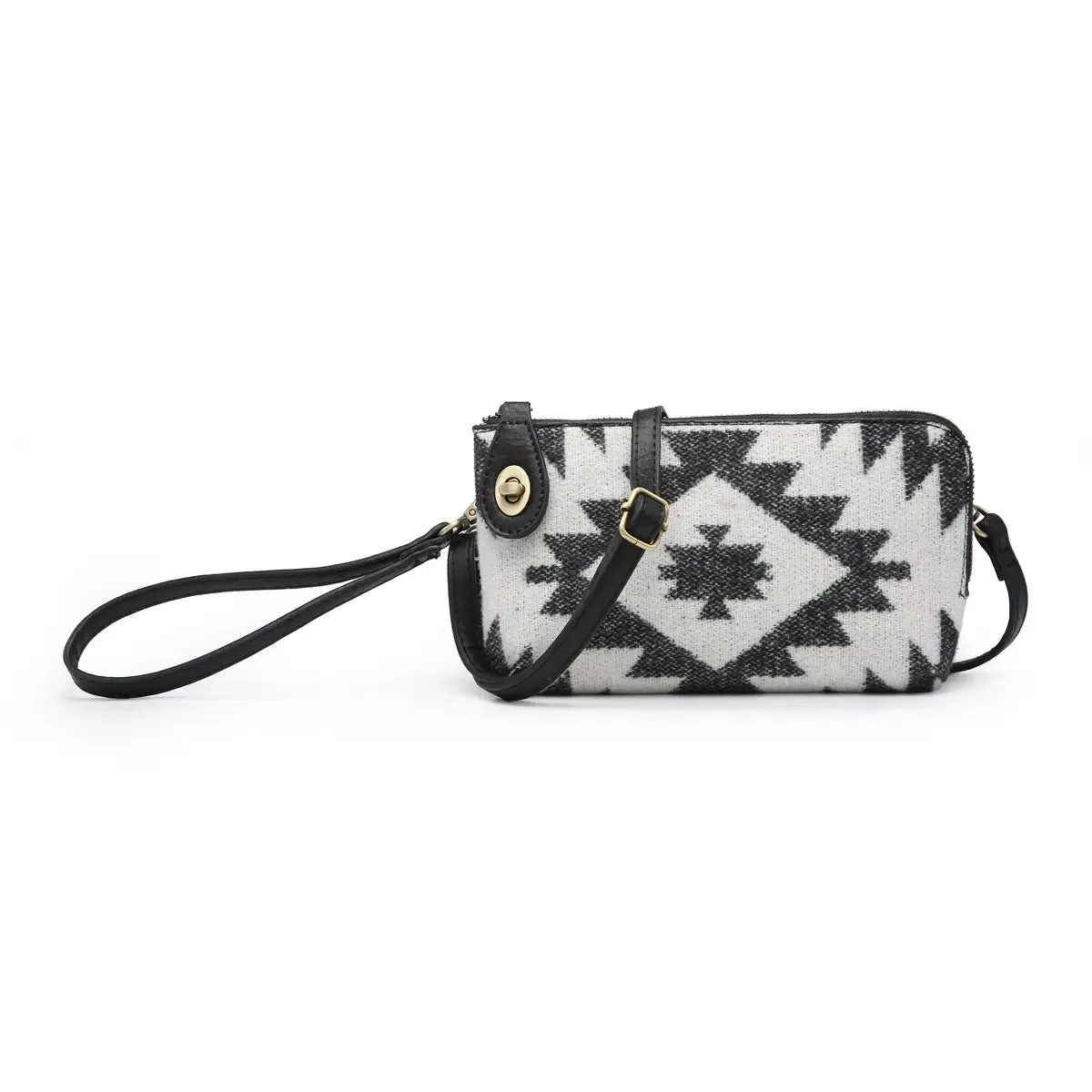 Kendall | Twist Lock Crossbody Wristlet