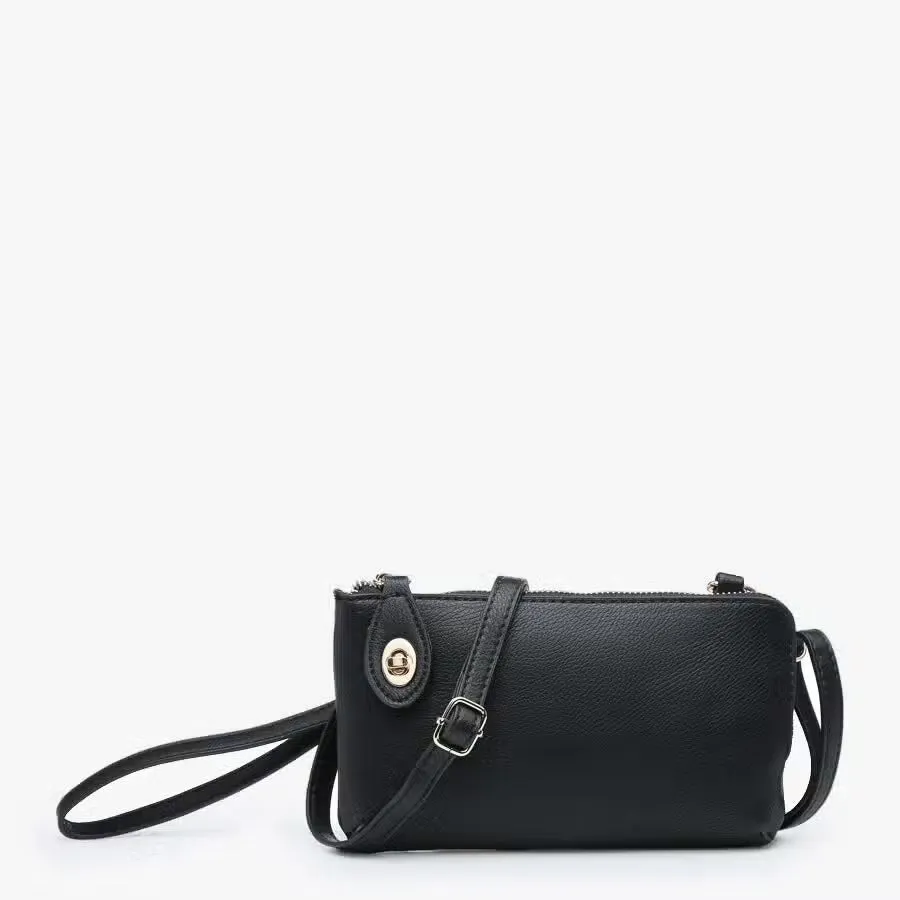 Kendall | Twist Lock Crossbody Wristlet