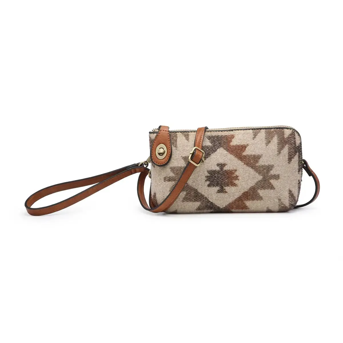 Kendall | Twist Lock Crossbody Wristlet