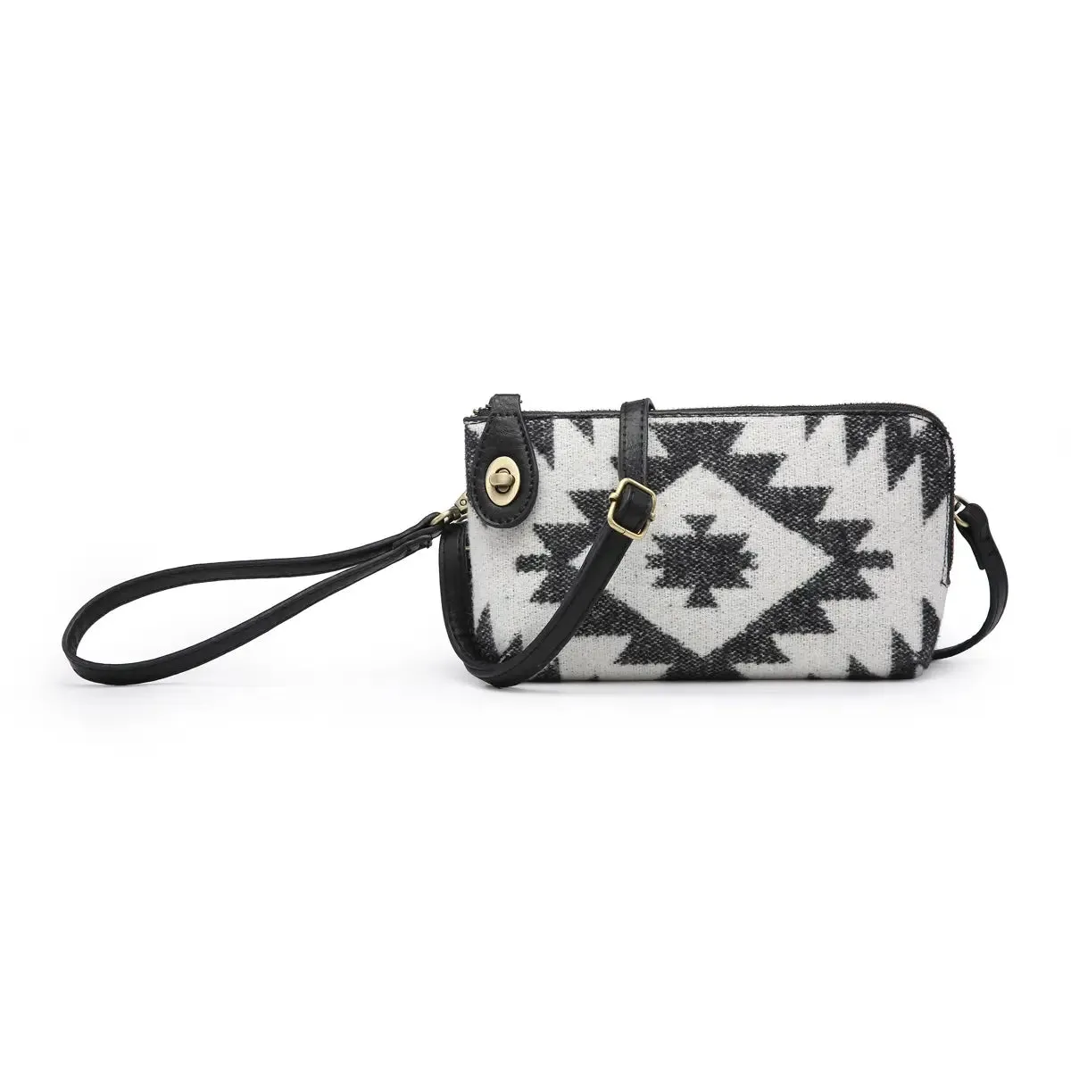 Kendall | Twist Lock Crossbody Wristlet
