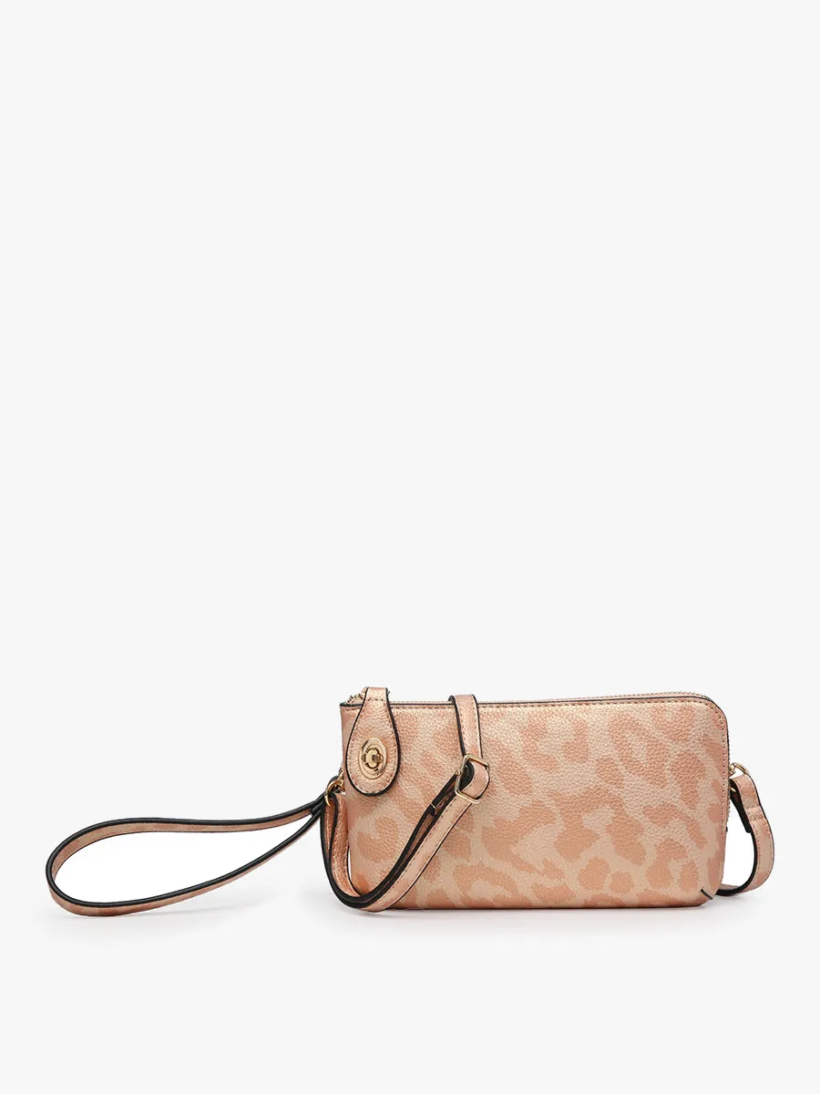 Kendall | Twist Lock Crossbody Wristlet