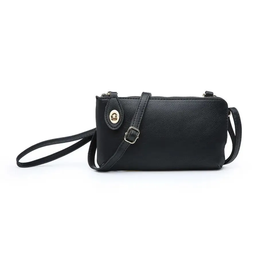 Kendall | Twist Lock Crossbody Wristlet