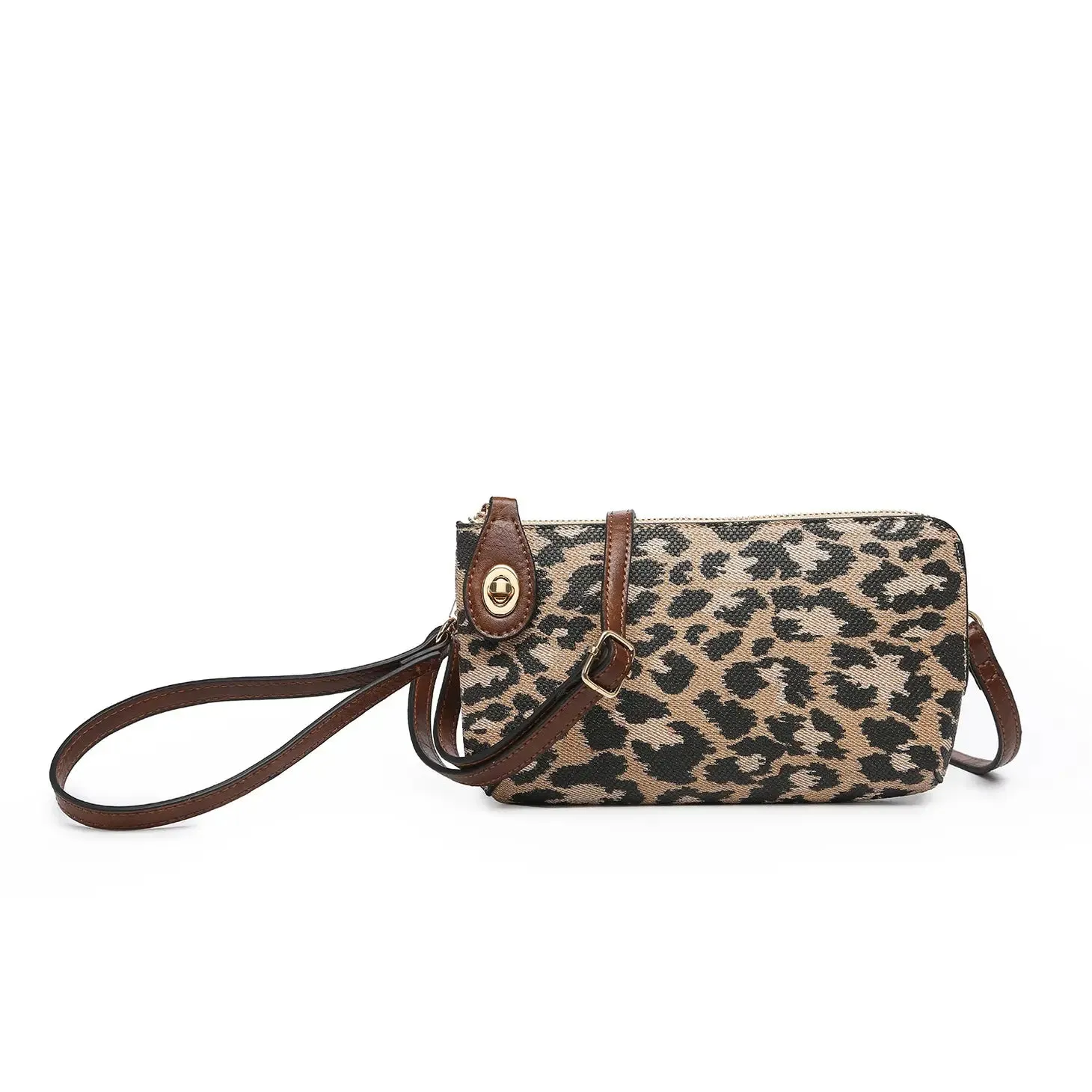 Kendall | Twist Lock Crossbody Wristlet