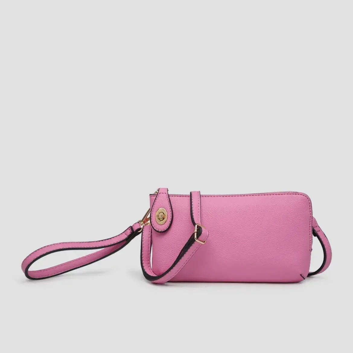 Kendall | Twist Lock Crossbody Wristlet