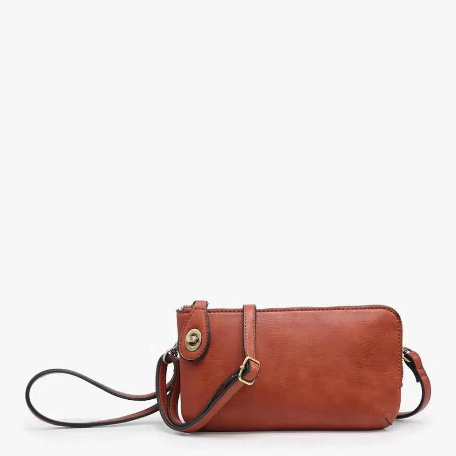 Kendall | Twist Lock Crossbody Wristlet