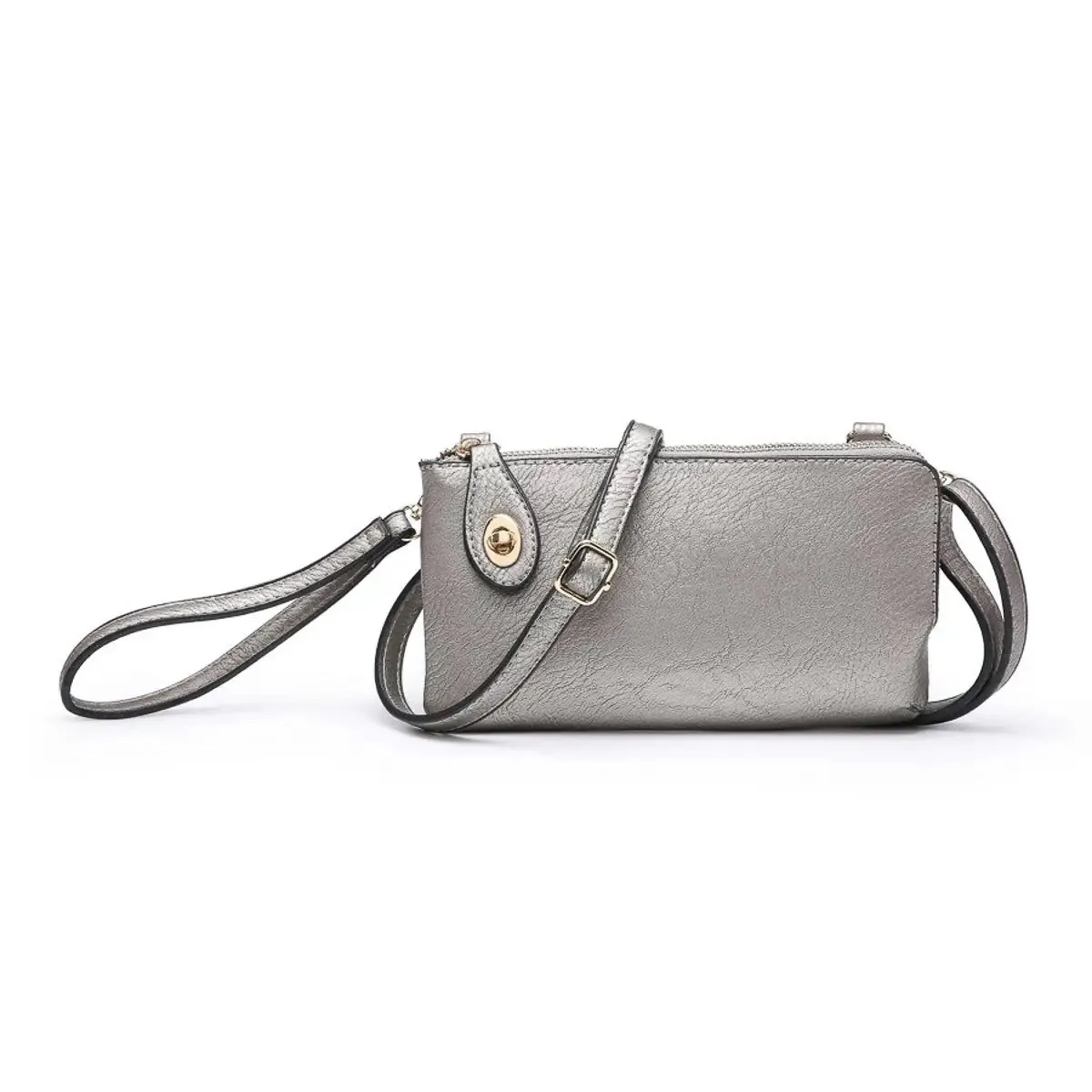 Kendall | Twist Lock Crossbody Wristlet