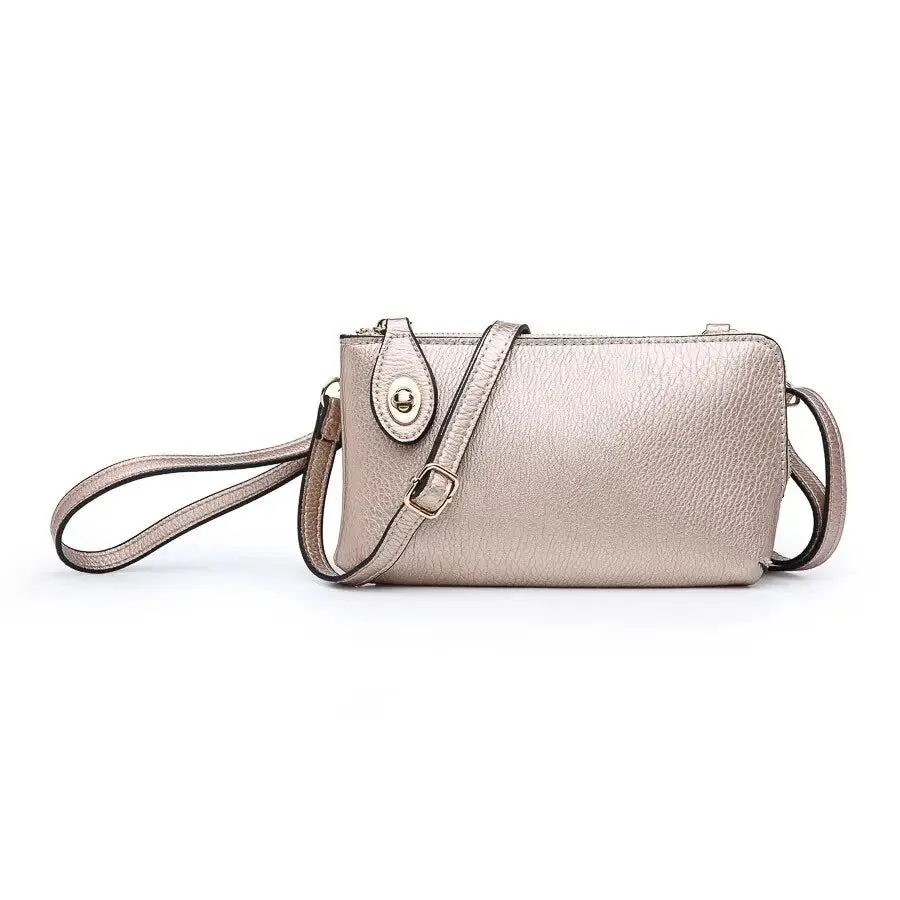 Kendall | Twist Lock Crossbody Wristlet