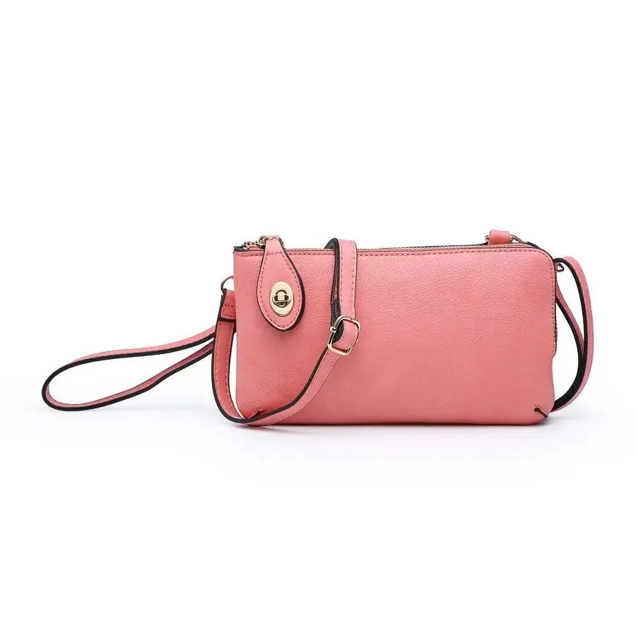 Kendall | Twist Lock Crossbody Wristlet