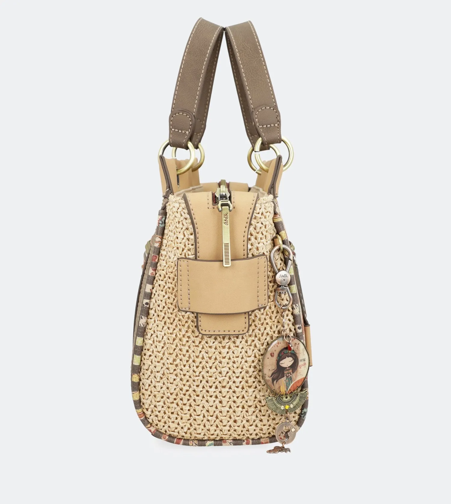 Kenya Bag with two handles and front pocket