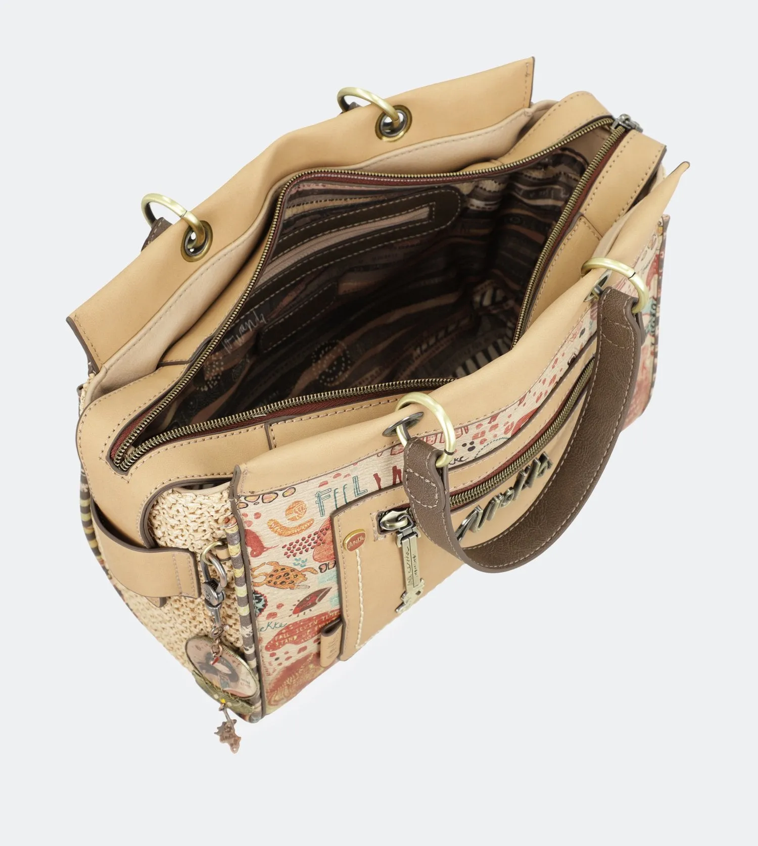 Kenya Bag with two handles and front pocket