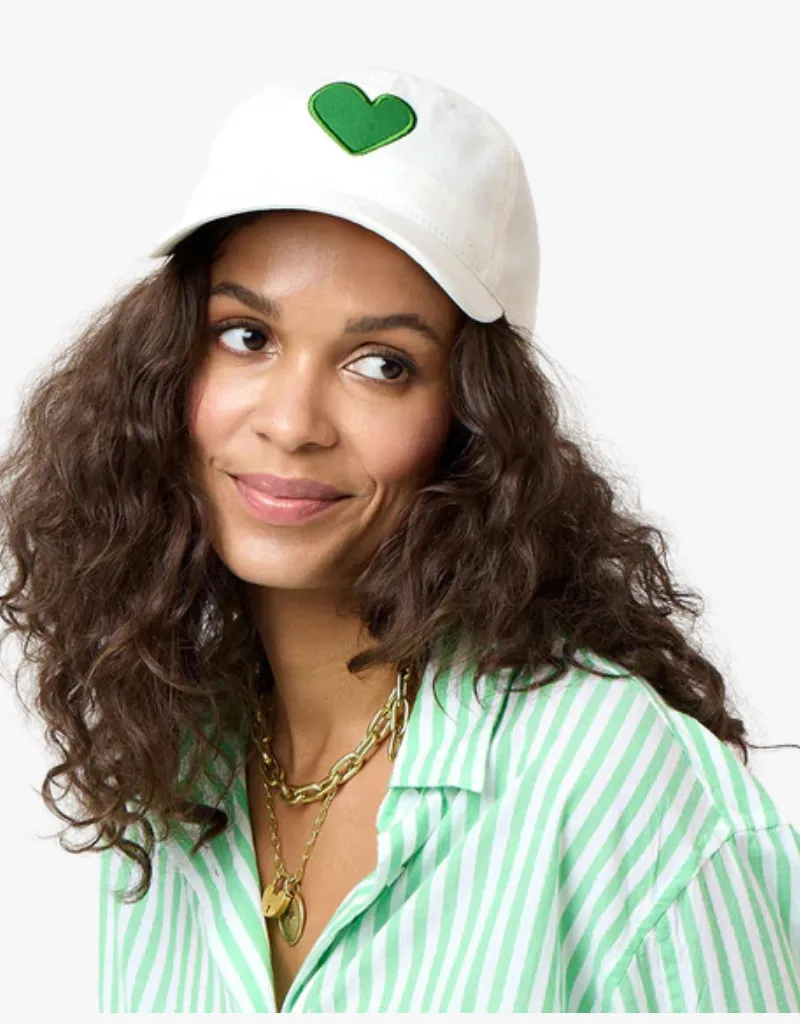 Kerri Rosenthal Imperfect Heart Hat in Ecru