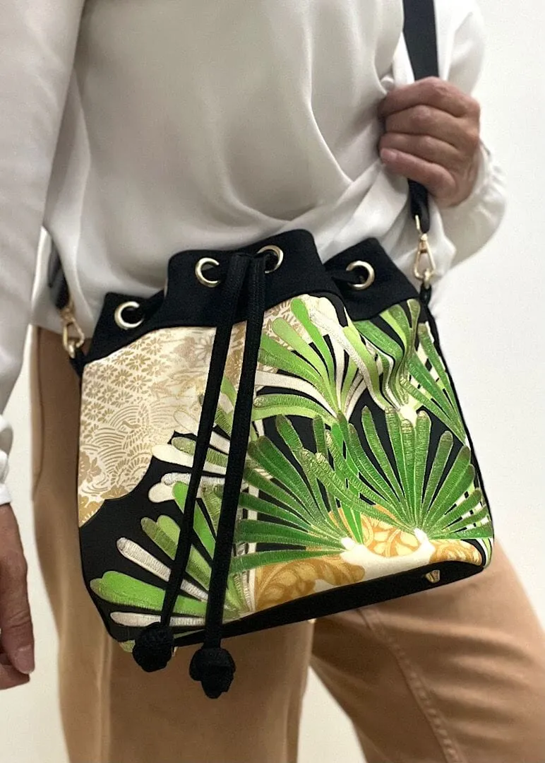 Kimono Drawstring Crossbody 5551A