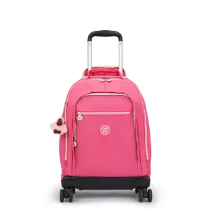 Kipling New Zea Happy Pink C Large Wheeled Backpack C2I5246-BZ8