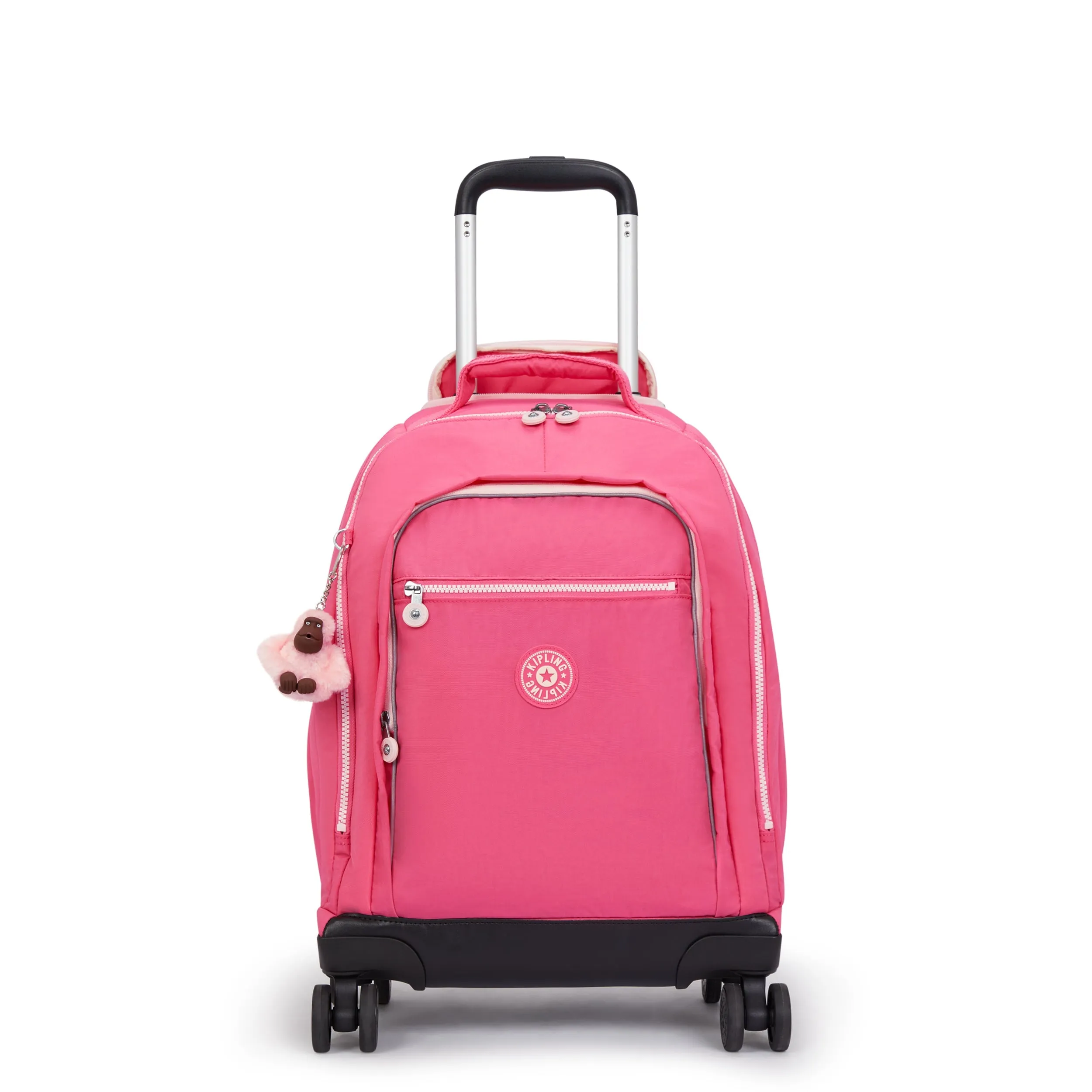 Kipling New Zea Happy Pink C Large Wheeled Backpack C2I5246-BZ8