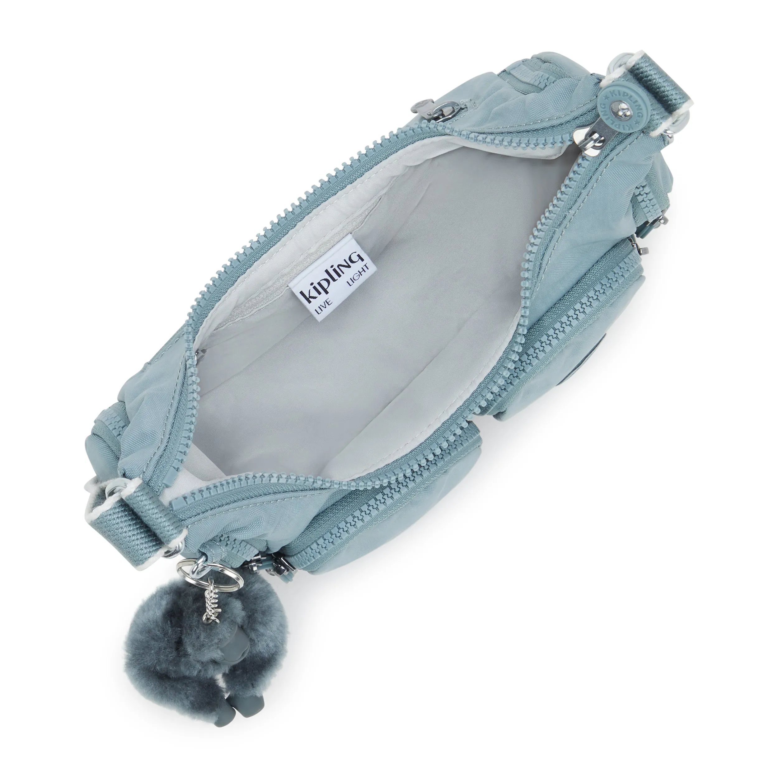 Kipling Rikka Mini Relaxed Grey Small Crossbody I5926-3NL