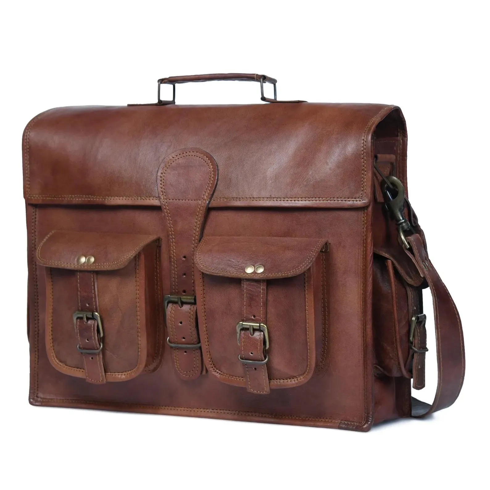 Laptop Bag, Leather Messenger Bag