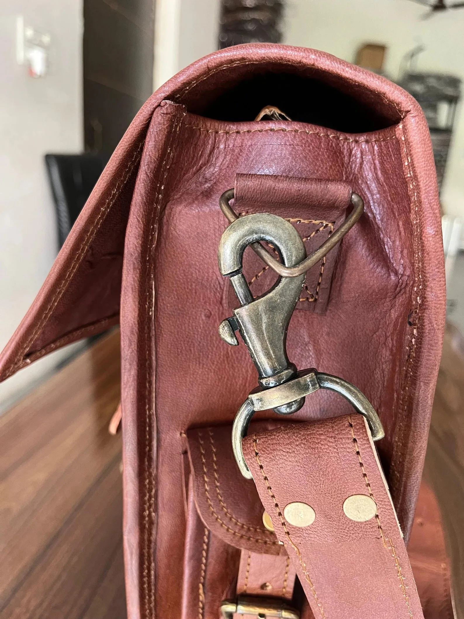 Laptop Bag, Leather Messenger Bag