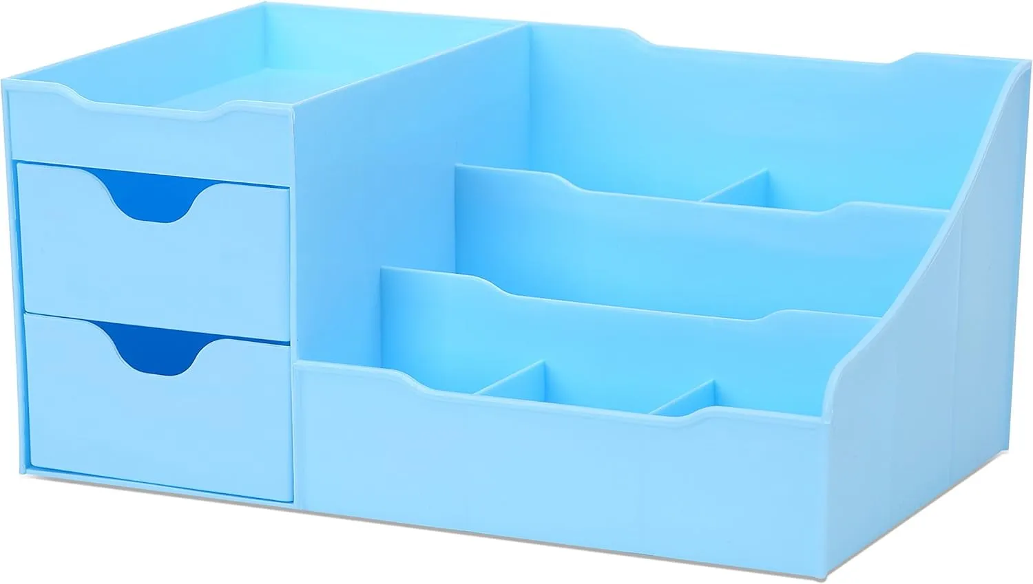Large Black Vanity Organizer - Countertop Mens Organizer with Drawers for Cologne, Deodorant, Beard, Shaving Lotion, Perfume & Skincare - Perfect for Bathroom & Bedroom Storage
