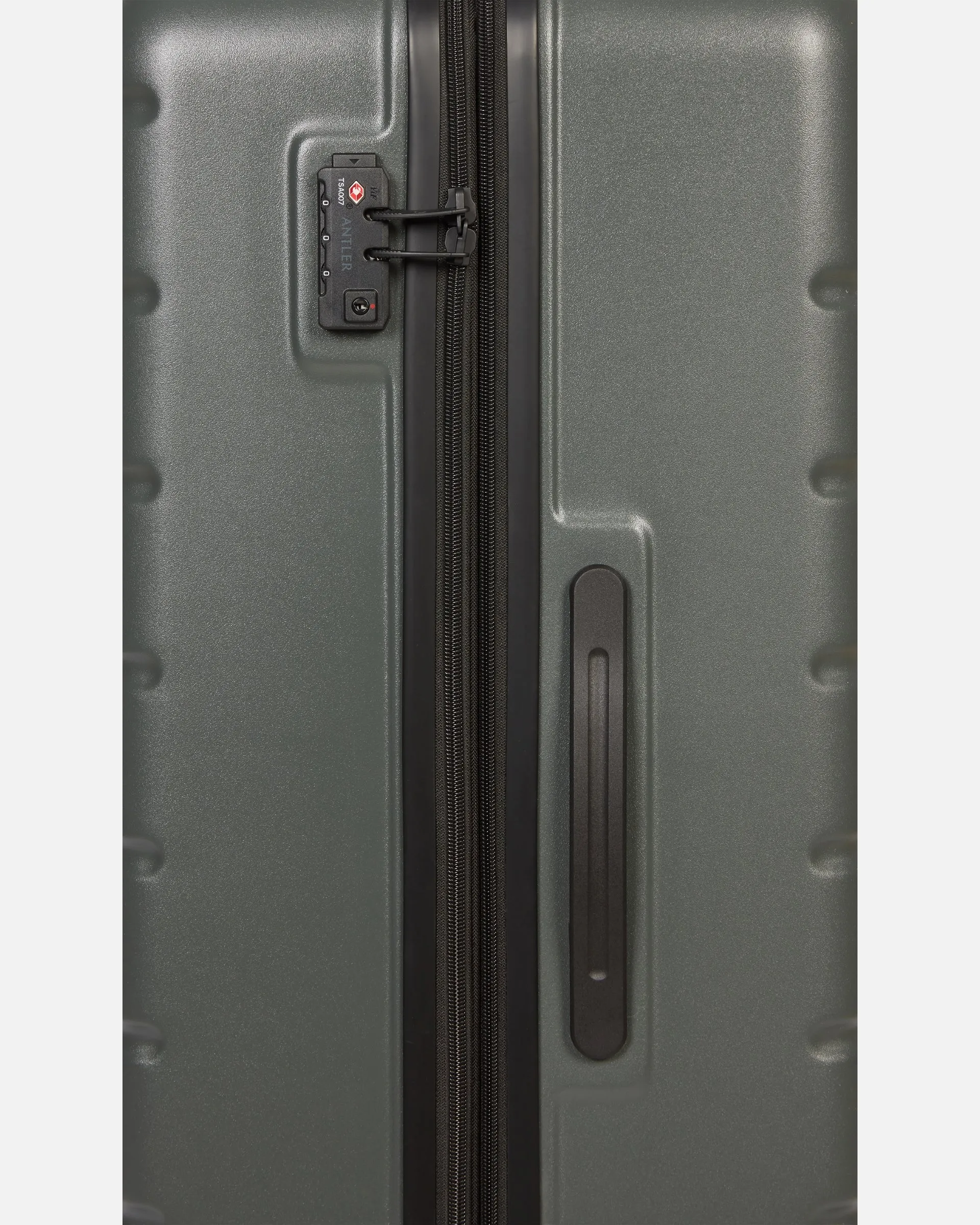 Large Luggage in Moss Grey - Logo