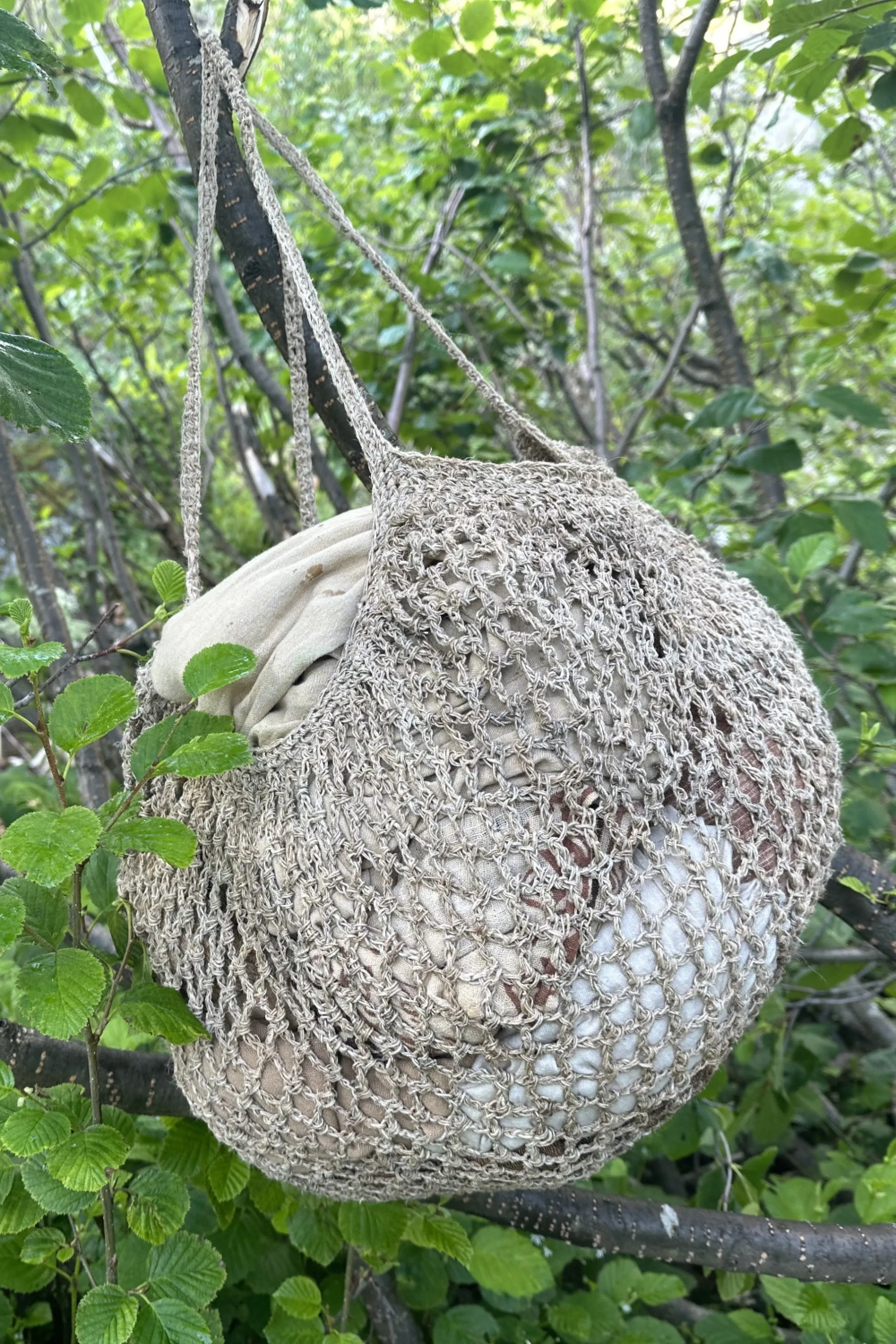 Large Wild Hemp Knitted Bag ⋙