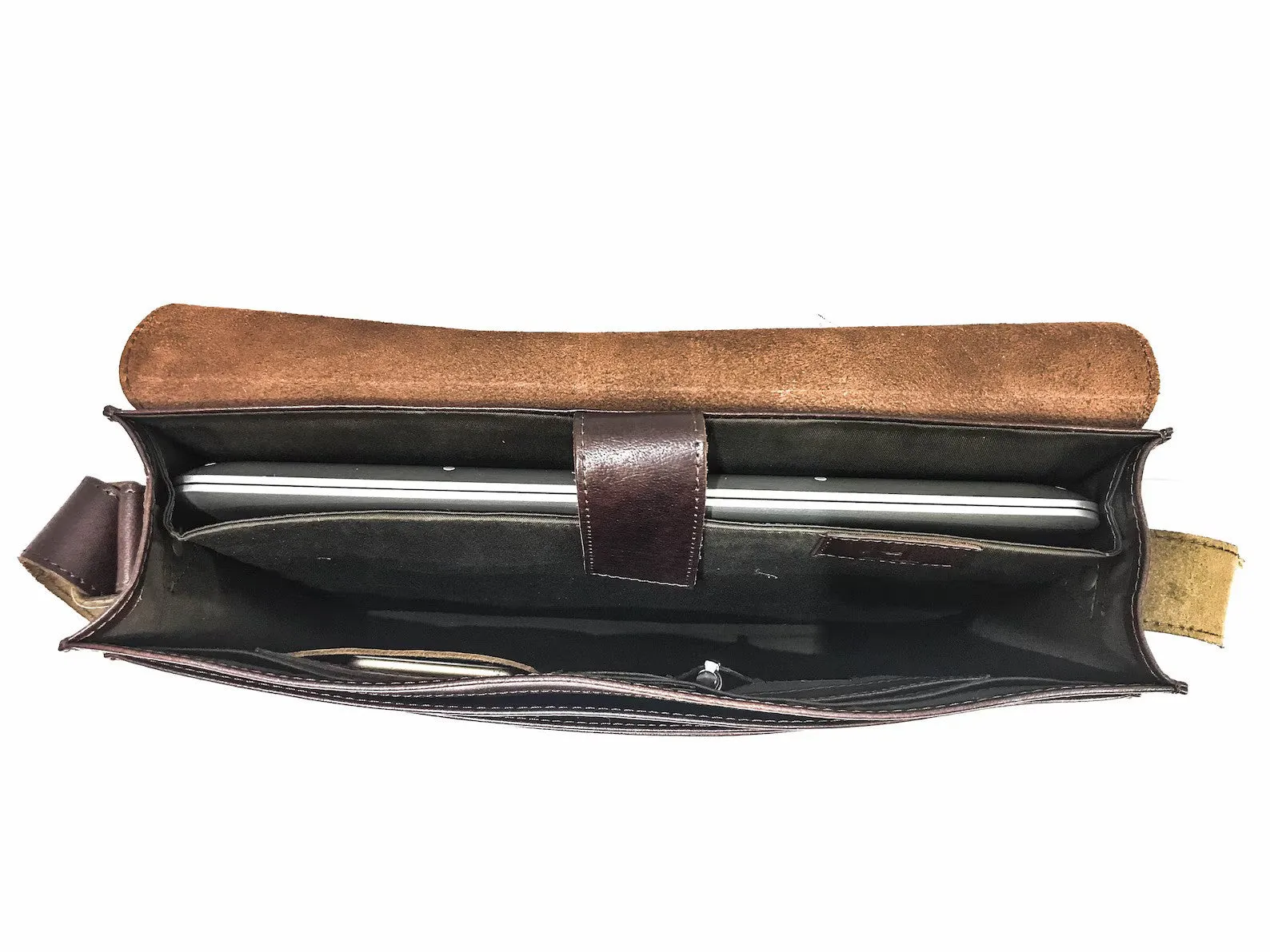 Leather Messenger Bag, Laptop Crossbody