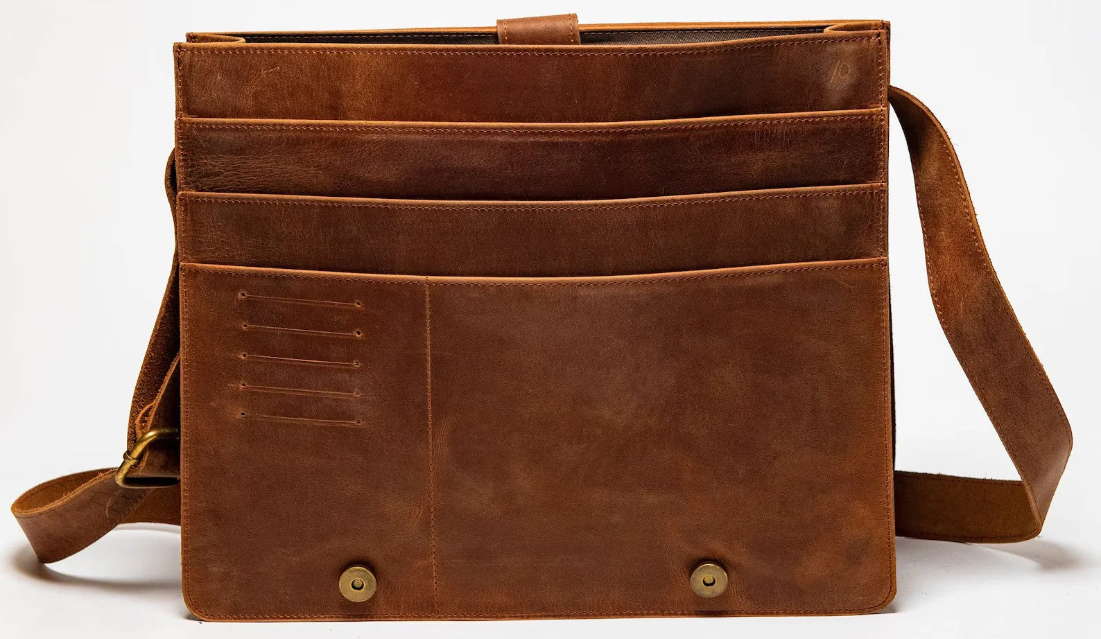 Leather Messenger Bag, Laptop Crossbody