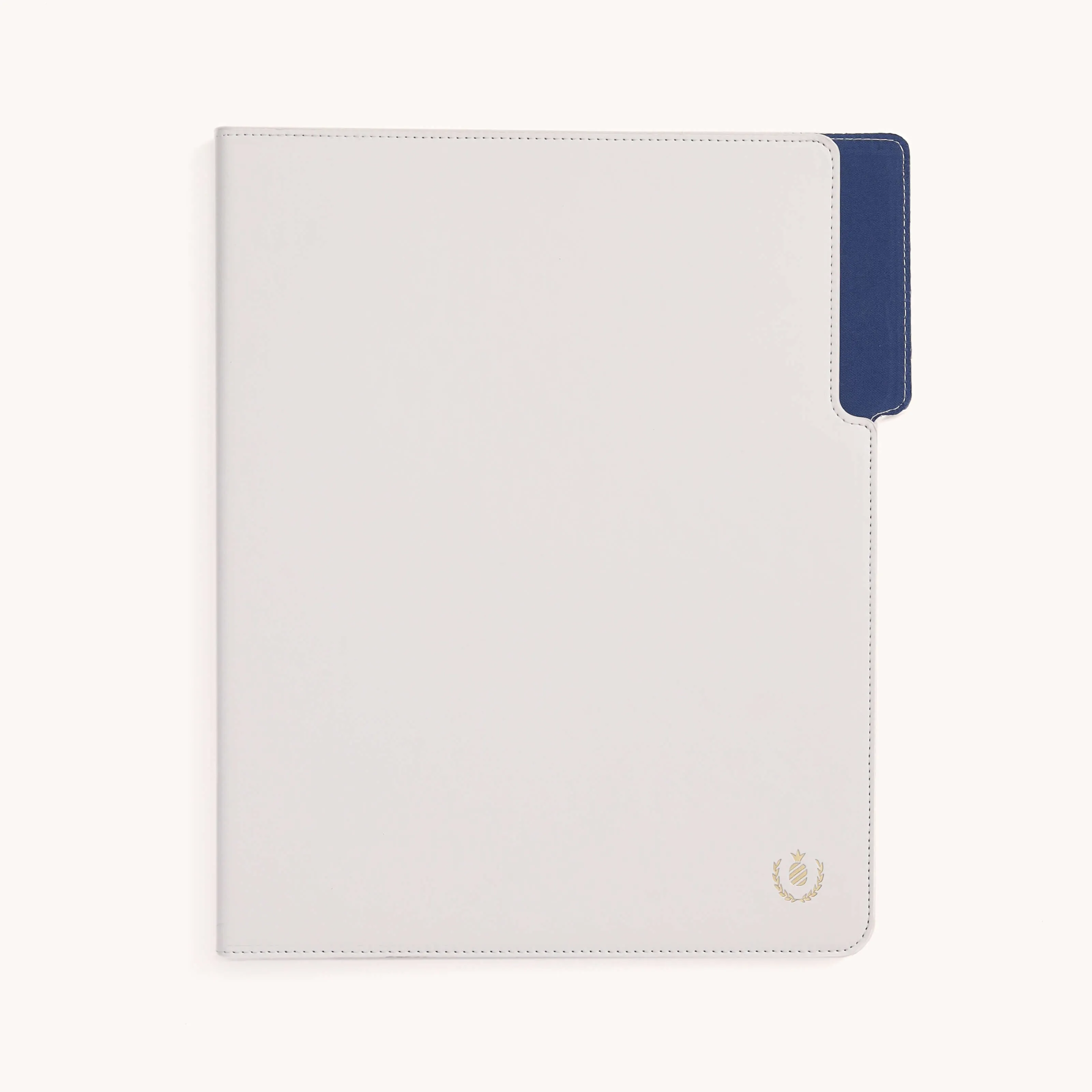 Leatherette File Folder - Ivory