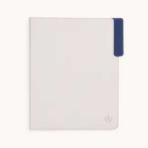 Leatherette File Folder - Ivory