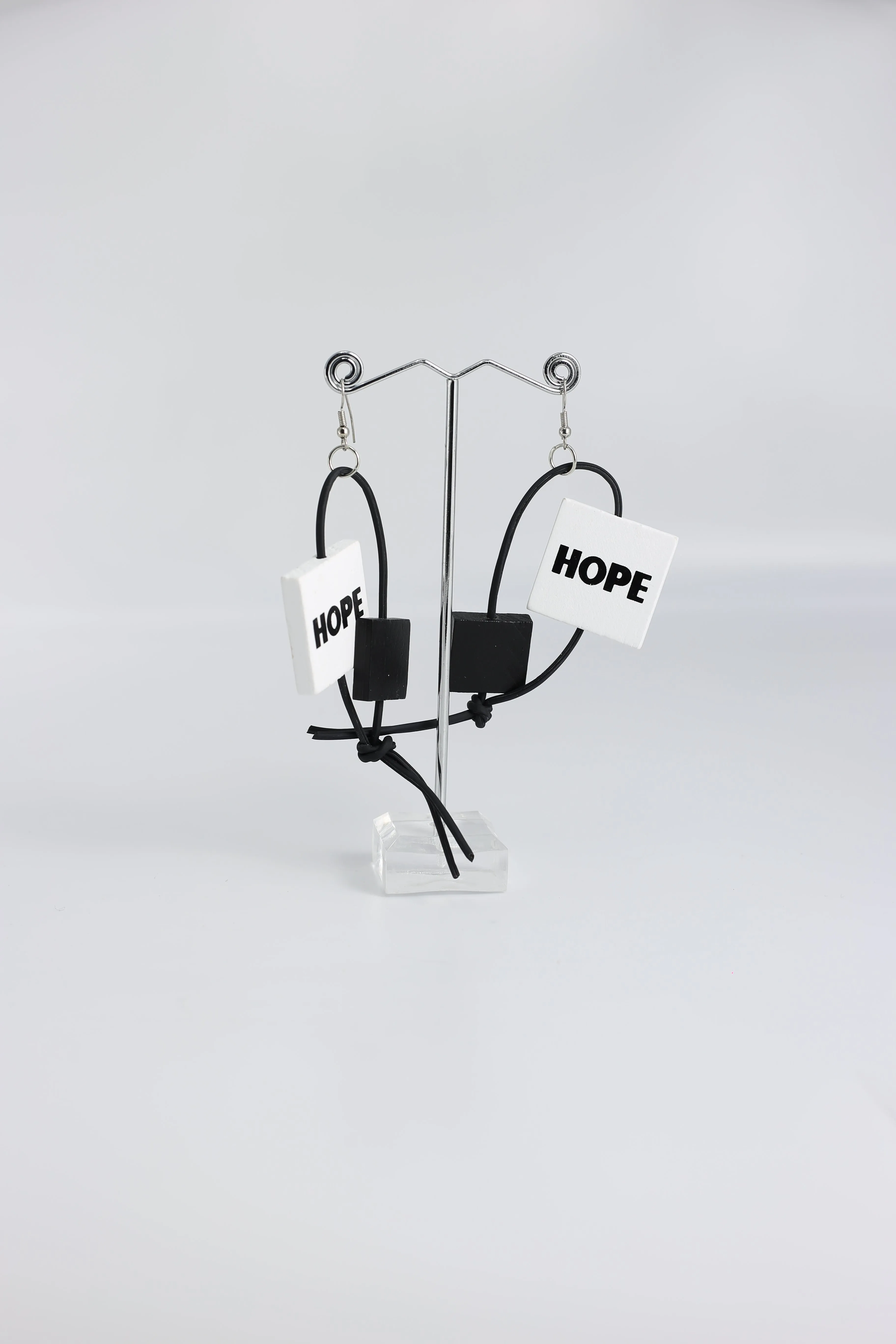 Leatherette LOVE & HOPE Earrings