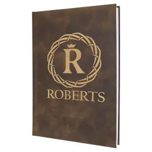 Leatherette Personalized Journals