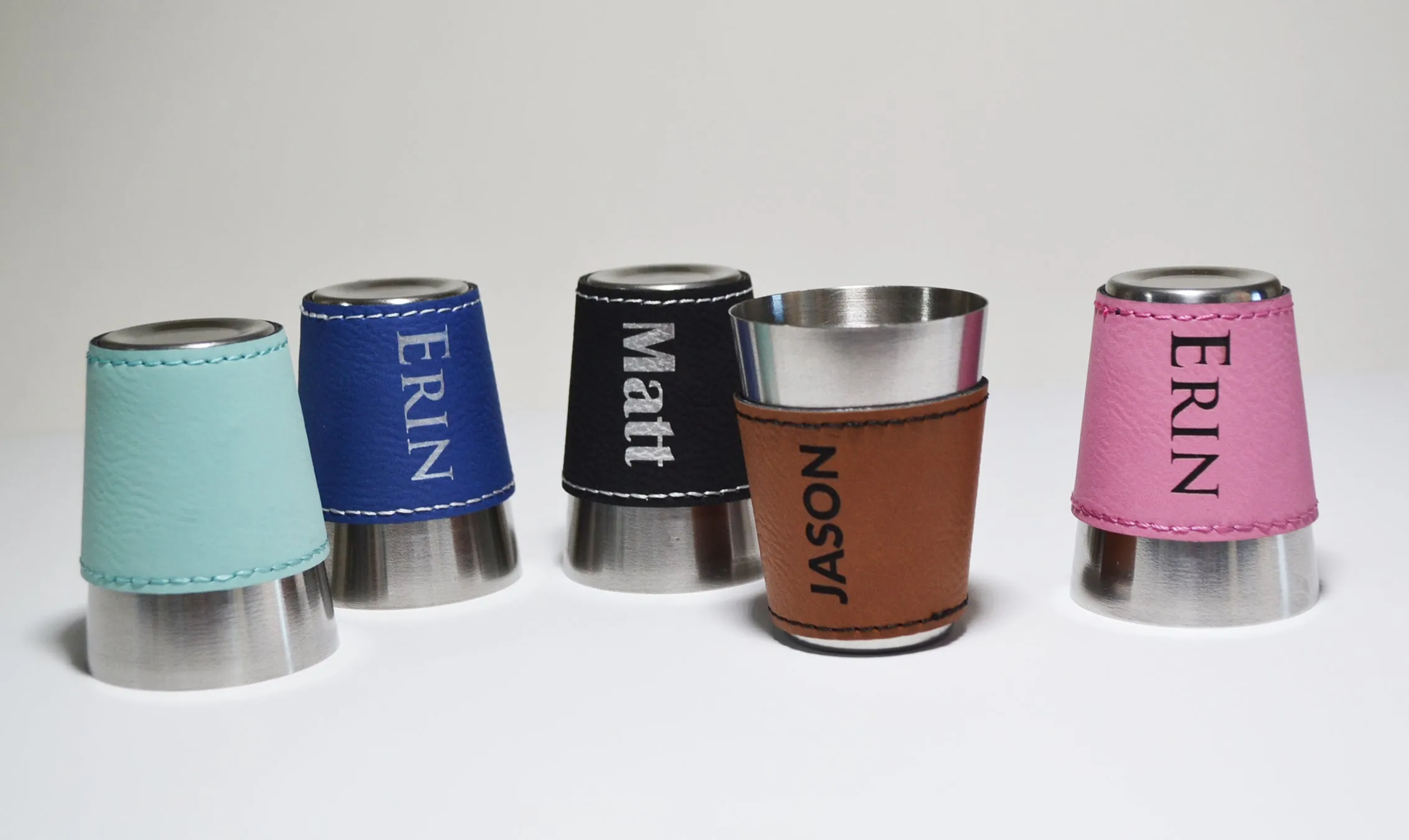 Leatherette Shot Cups