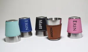 Leatherette Shot Cups