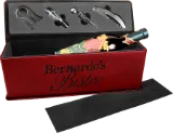 Leatherette Single Wine Box with Tools