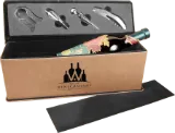 Leatherette Single Wine Box with Tools