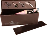 Leatherette Single Wine Box with Tools