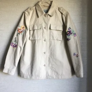 Levi's Embroidered Floral Sleeve Jacket