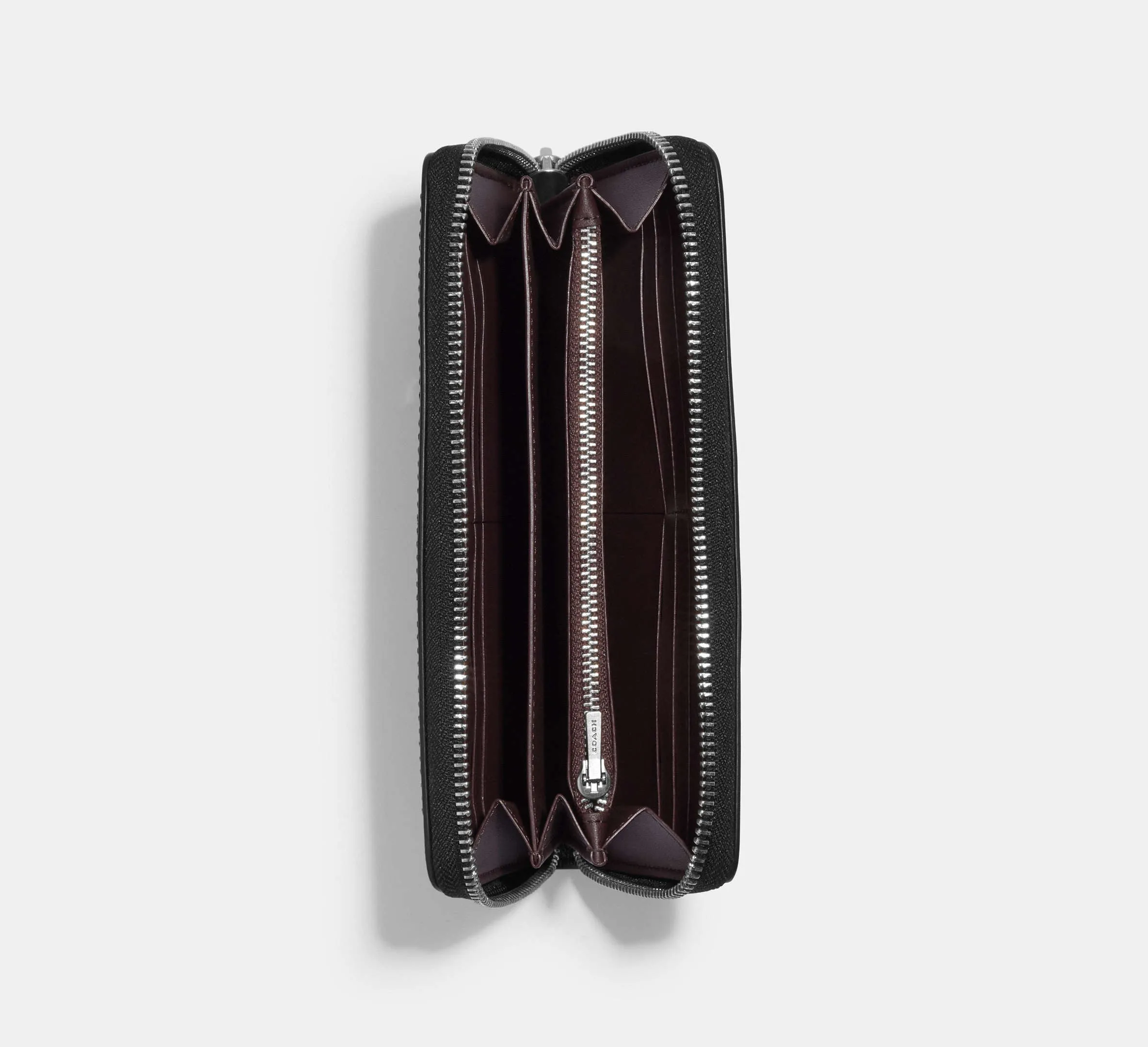 Long Zip Around Wallet In Signature Canvas