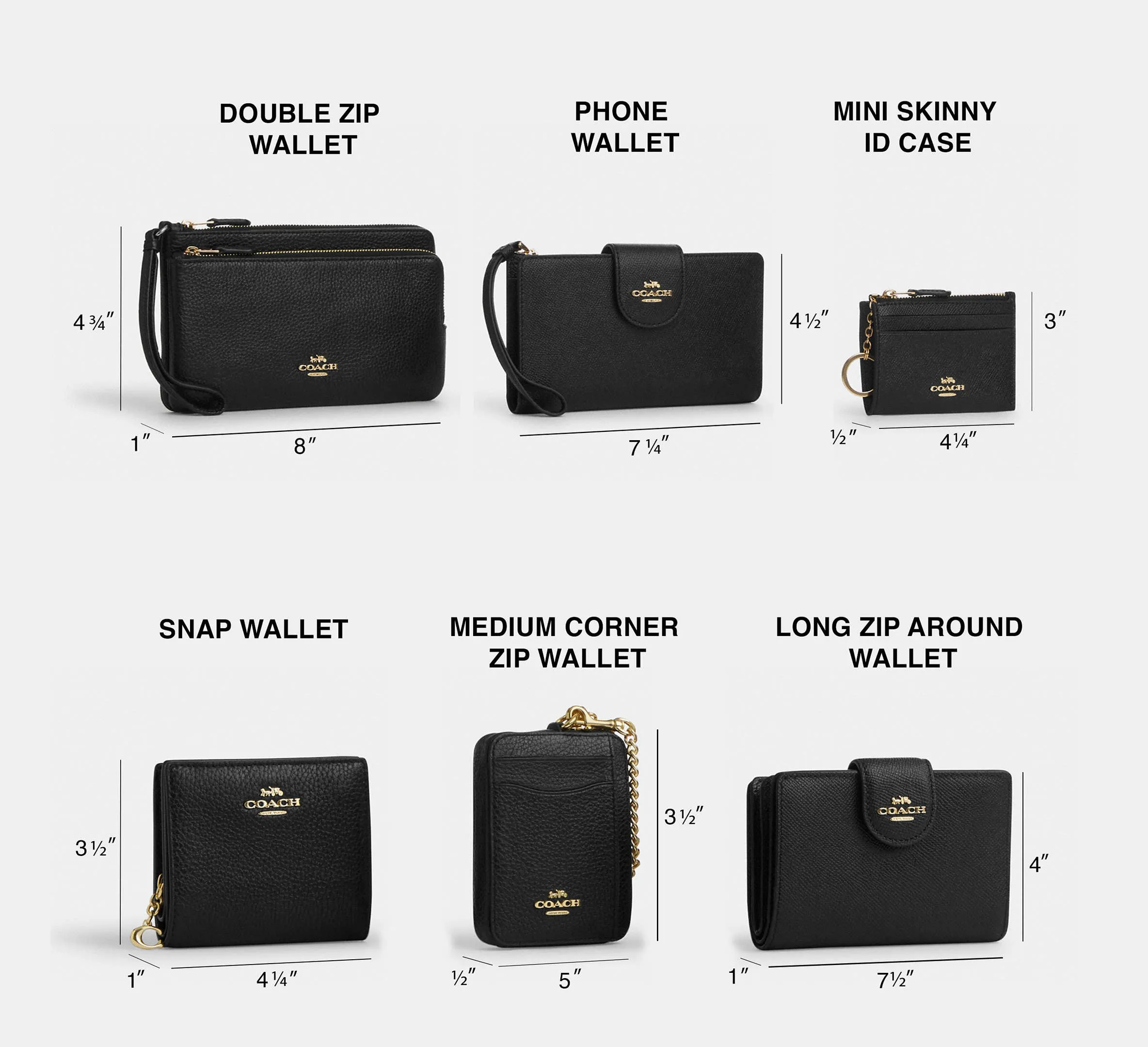 Long Zip Around Wallet In Signature Canvas