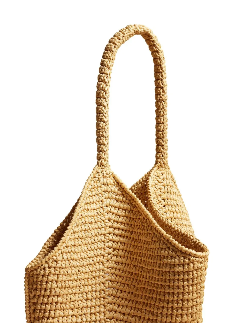 Lotus medium rafia tote