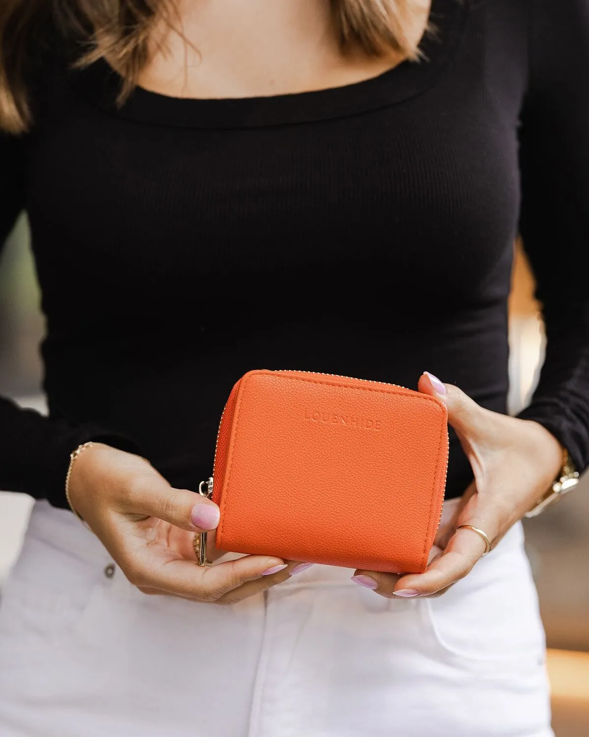 LOUENHIDE Bridget Wallet - Orange