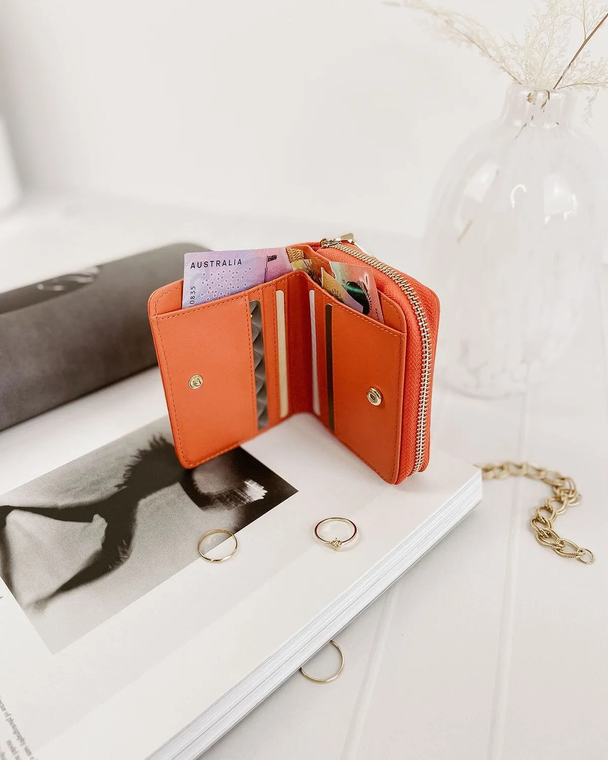 LOUENHIDE Bridget Wallet - Orange
