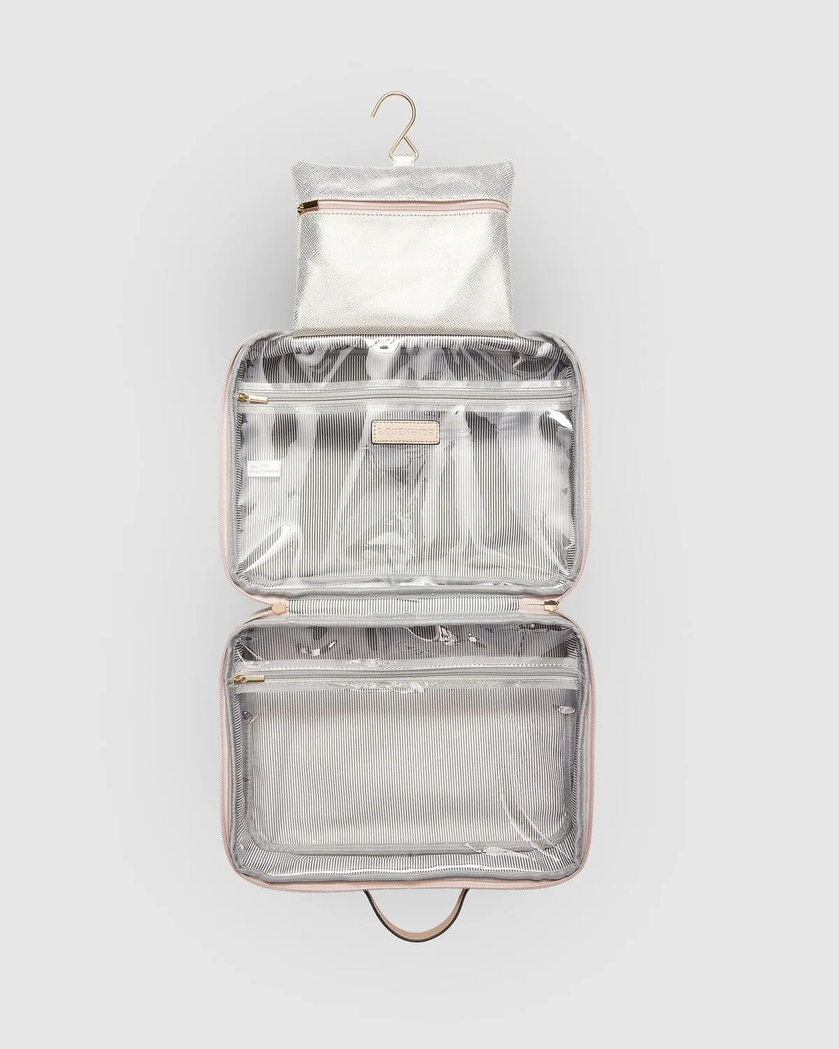 LOUENHIDE Emma Cosmetic Case - Metallic Nude