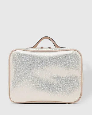 LOUENHIDE Emma Cosmetic Case - Metallic Nude