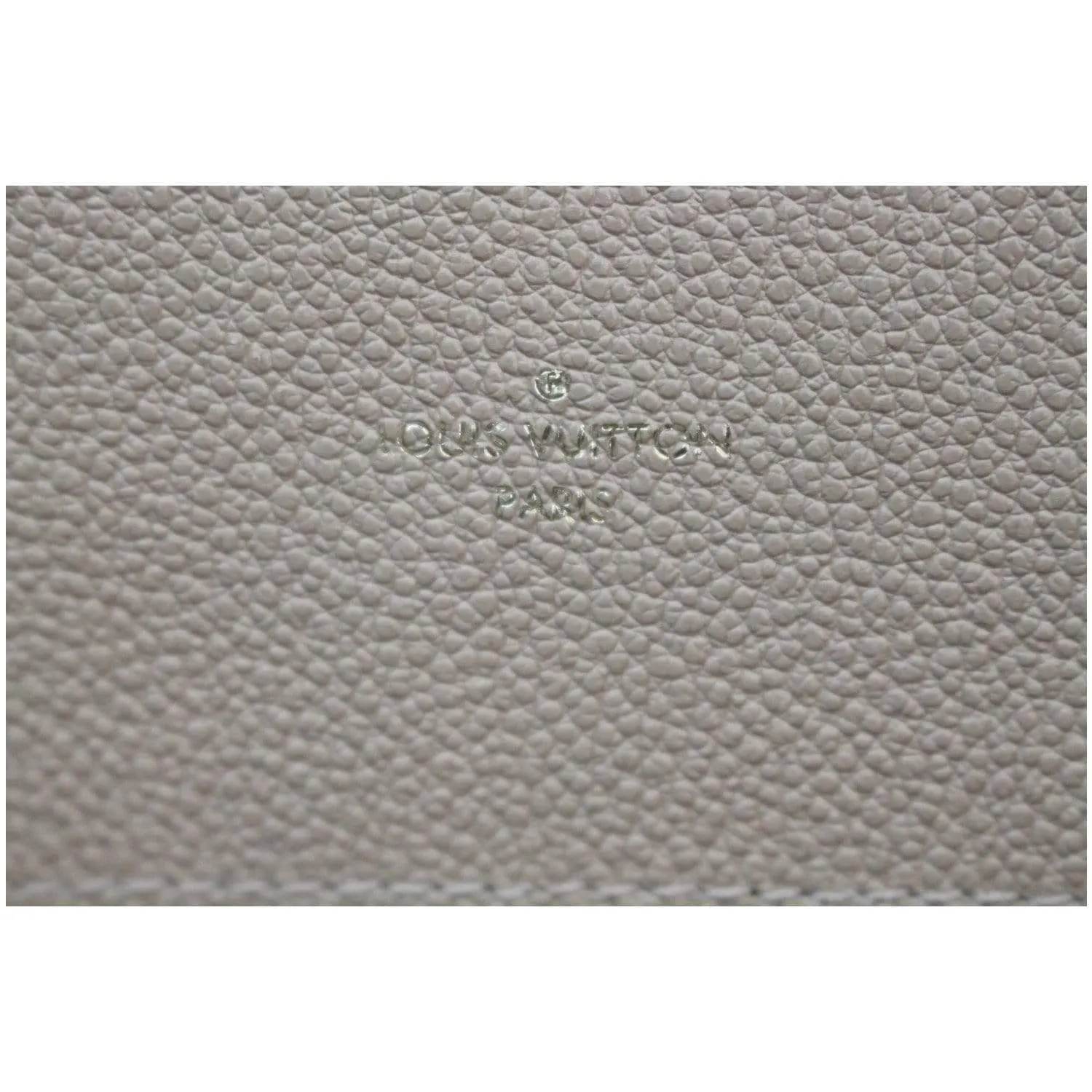 LOUIS VUITTON Bagatelle Monogram Empreinte Shoulder Bag Beige