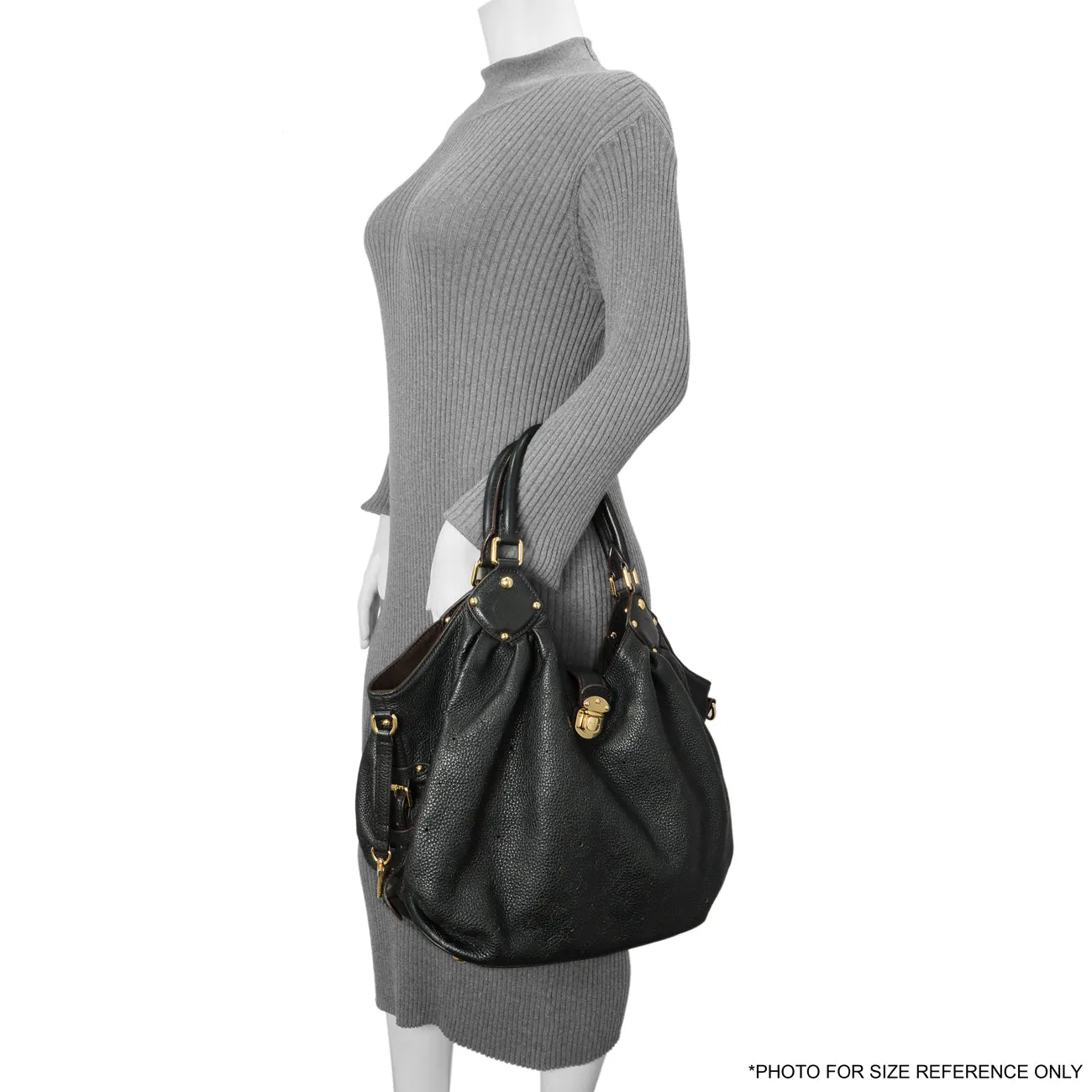 Louis Vuitton Black Monogram Mahina L